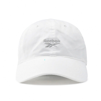 Reebok 帽子 TE LOGO Baseball Cap 男女款 白 灰 經典 刺繡 棒球帽 鴨舌帽 老帽 FQ5521