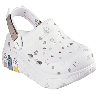 Skechers Max Cushioning Foamies [111658OFWT] 女 涼鞋 拖鞋 舒適 穿搭 白