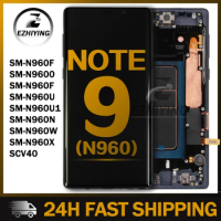 100% Tested Super AMOLED 6.4'' LCD with frame for SAMSUNG GALAXY Note 9 LCD Note9 Lcd Display N960D N960F LCD Touch Screen