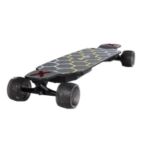 Electric Skateboard Dropshiping Dual Hub Motor 500w*2 Fast Electric Skateboard Beginner Longboard Range Mile 25km