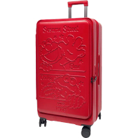 芝麻街 Sesame Stree 前揭式 四輪拉桿行李箱 ST5410 紅色 28 吋