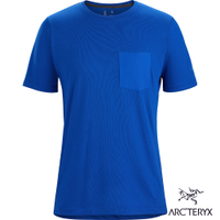 Arcteryx 始祖鳥 男 Eris 有機棉 短袖 T恤 生命藍