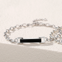 ITM Gelang Couple Pasangan Hidden love-couple Gelang fashion Gelang/Titanium material no karat