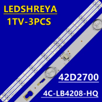 30pcs LED Strip TOT_42D2700_3X8_3030C_V2 4C-LB4208-HQ 42D2700 42HR330M08A0 V3 For L42F3303B 42M81A 42M19E 42M18E 42S100 42S560