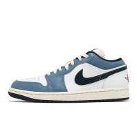 Nike 休閒鞋 Air Jordan 1 Low SE 男鞋 藍 紅 Motion AJ1 低筒  HM3711-144