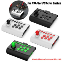 Wireless Bluetooth Wired Arcade Game Stick Joystick Controller For Nintendo Switch PS4 PS3 Ultimate Pandora Box PC Mobile Phone