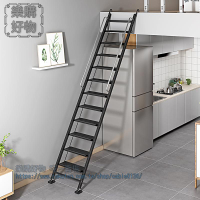 梯子家用鋁合金折疊閣樓梯室內扶手梯加厚工程梯便攜式爬樓梯