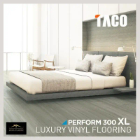 TACO Lantai Vinyl XL 3mm Motif Kayu - per 1 Box (Isi 12 lembar / 3,34 m²) Lantai Perekat Vinyl | Lux