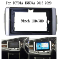9inch big screen 2din Car radio Frame Adapter For toyota innova 2015-2020 Android car Radio Dask Kit Fascia