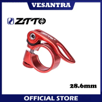ZTTO Quick Release Seat Clamp 28.6 mm Sepeda Seatpost 25.4 mm Merah Outdoor
