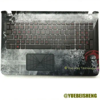 YUEBEISHENG New for HP pavilion 15- an005TX 15-AN palmrest US keyboard upper cover upper case Touchpad 836099-001