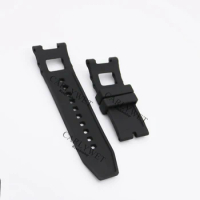 Fashion Style Watch Band 28mm Black Strap Waterproof Rubber Replacement Watch Band Belt Special Popular For Invicta 6043 style