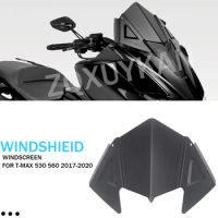 Motorcycle Windshield Windscreen Cover Aluminum Alloy Wind Shield Deflectore For Yamaha T-MAX 530 560 TMAX T MAX 2017-2020 2019
