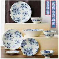 【堯峰陶瓷】日本美濃燒 花宴系列 各式款式 單入 多用井 缽 湯盤 盤 |圓碗 |麵碗湯盤| 盤