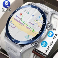 2024 New GPS Track Smart Watch Men 1.50-Inch HD Full Touch AMOLED Screen NFC ECG+PPG Bluetooth Call SmartWatch For Huawei Xiaomi