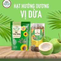 Hạt Hướng Dương Rang Củi Trường Đạt gói Zip 250gram, 500gram Vị Dừa,Vị Nguyên Vị  - Hạt Hướng Dương 