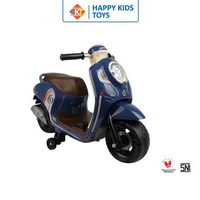 MAINAN MOTOR MOTORAN AKI ANAK PCX PMB K612C K611C SCOOPY(BIRU)