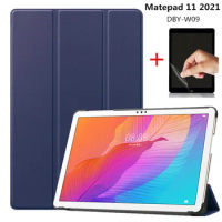 Funda for Huawei Matepad 11 Case 2021 DBY-W09/L09 Protective Shell for Huawei MatePad 10.95" Auto Wake Sleep Cover Stand +Film