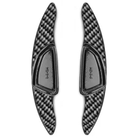 Carbon Fiber for Morris Garages MG 6 MG6 Car Steering Wheel Paddle Shifter Lever Interior Car Shift Paddle Accessories Black