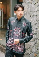 MY AKSA FIT EVERYWHERE AKSA BATIK PRIA KEMEJA PANJANG SEMI SUTRA EMRAN ELMEERA