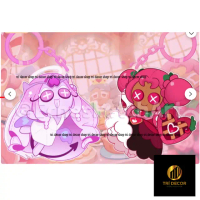 PRE-ORDER Cookie Run Keychains - Hollyberry Cookie and Eternal Sugar Cookie