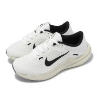 【NIKE 耐吉】慢跑鞋 Wmns Air Winflo 10 女鞋 米白 黑 透氣 緩震 路跑 基本款 運動鞋(HF0738-101)