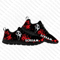 Scream Movie billy Loomis Halloween Sports Shoes Mens Womens Teenager Kids Children Sneakers Parent Child Sneaker Customize Shoe