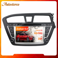 Android 10 Octa Core Car CD DVD Player GPS Navigation for HYUNDAI I20 2014-2019 Multimedia Player Recorder Radio Head Unit Tape