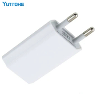 Wholesale 200pcs/Lot A+ Quality White EU AC Travel USB Wall Charger for iPhone 7 6 Plus 5 4 For Samsung Phones