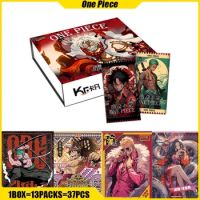 KF 1st One Piece Cards STRONG WORLD Anime Collection Cards Mistery Box Board Games Toys Birthday Gifts for Boys and Girls