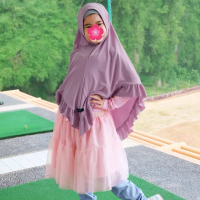 JILBAB KERUDUNG INSTANT ANAK PEREMPUAN UWAIS HIJAB MARYAM BERGO JERSEY KIDS FASHION MUSLIM TERBARU