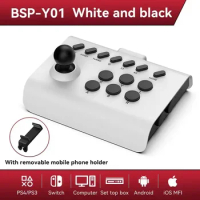 BSP-Y01 For switch For PS3/PS4 Arcade game rocker Bluetooth Wireless 2.4G game Controller for TV PC IOS Android Steam Joystick