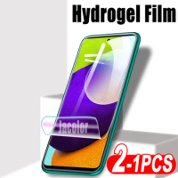 1-2PCS Hydrogel Film For Samsung Galaxy A73 A53 A33 A52 A52s 5G 4G Gel Protective A 52 s 52s 73 53 33 5 G Soft Screen Protector