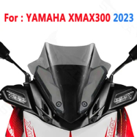 For YAMAHA XMAX300 XMAX 300 X-MAX300 XMAX-300 2023 Motorcycle Sport Windshield Windscreens Wind Deflectors Viser Visor Black