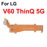 For LG V60 ThinQ 5G USB Charging Port Flex Cable USB Charger Dock Flex Ribbon Connector Parts