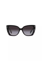 Burberry Burberry Women's Cat Eye Frame Black Acetate Sunglasses - BE4393F