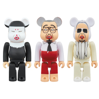 庫柏力克熊 Be@rbrick 野性爆彈Cookie 搞笑藝人聯名款(400%x3)