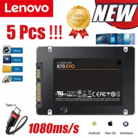 5Pcs Lenovo 1TB Solid State Disk SSD 870 EVO 500GB 2TB Internal HDD Hard Drive Sata3 2.5 Inch For Laptop Microcomputer Desktop