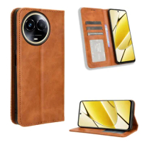 For OPPO Realme C67 5G Case Luxury Flip PU Leather Wallet Magnetic Adsorption Cover For OPPO Realme C67 5G Phone Case