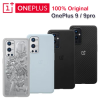 Original OnePlus 9 Pro / 9 Phones Case Unique Bumper Official Protection Hard Covers Sandstone Armor Rock Gray Karbon Bumper