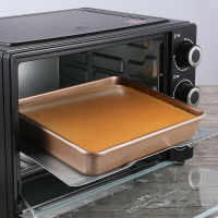 不銹鋼烤盤烤箱用具家用長方形不沾烘焙模具商用托盤方盤鐵盤子
