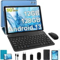 Facetel Q6 10 Inch 5G Octa Core 12GB RAM 128GB ROM 6000mAh GMS BT 5.0 Tablet  PC 120Hz 2.5K LCD Display Silver Tablet Android 13 - AliExpress