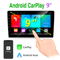 9 Inch Android 2 DIN Car Radio GPS Multimedia Player Support Carplay Universal FM Stereo Bluetooth For Nissan Toyota