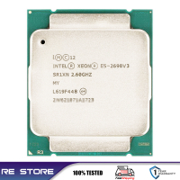 ใช้ใน E5 Xeon 2690 V3ประมวลผล SR1XN 2.6Ghz 12 Core 30MB เต้ารับแอลจีเอ2011-3 CPU E5 2690V3
