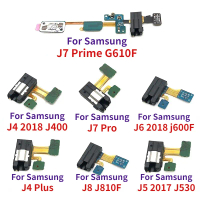 Leygo - สายหูฟังแบบยืดหยุ่น แจ็คเสียง สำหรับ Samsung A5 A7 J3 J5 J7 2017 A520 A720 J7 Prime G610F J4