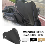 New Motorcycle Windshield Windscreen Front Wind Deflector Guard For YAMAHA XMAX300 XMAX 300 X-MAX300 X-MAX 300 2023