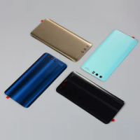 For HUAWEI Honor 9 Back Case+Adhesive Sticker Glass Panel Battery Cover Replacement Door Rear Housing For Huawei honor9