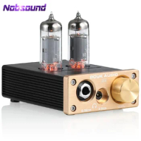 Nobsound U10 Mini Vacuum Tube Preamplifier HiFi Desktop 3.5/6.35mm Headphone Amplifier for Home Speaker