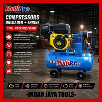 MULTIPRO VBCE 025-30 GD Mesin Kompresor Angin 1/4 HP 30 Liter - Air Compressor Engine Belt Drive