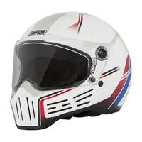 Helm Motor Full Face - Simpson M30 Lifter Helmet White